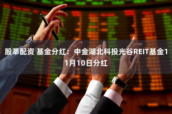 股莘配资 基金分红：中金湖北科投光谷REIT基金11月10日分红